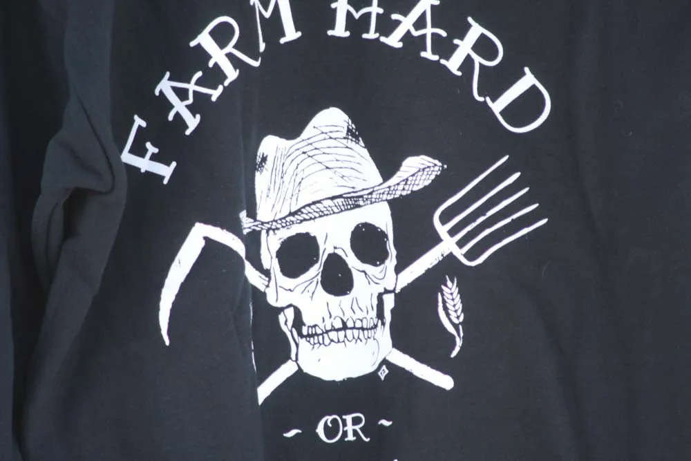 Farm Hard or Die Zip Hoodie Sweatshirt