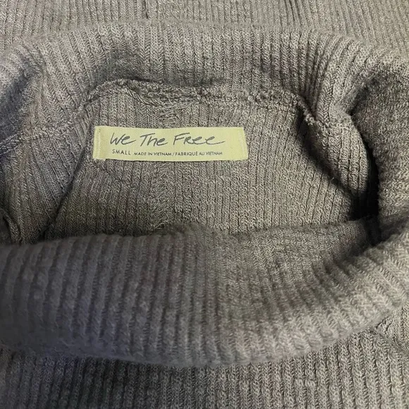 Free People We The Free Moon Daisy Oversized Pullover Boho Sweater Size Small