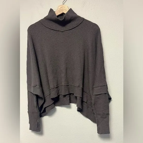 Free People We The Free Moon Daisy Oversized Pullover Boho Sweater Size Small