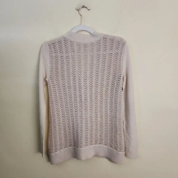 Free People Willow Caroline Bohemian Wool Angora Carjacking Sweater Size XS