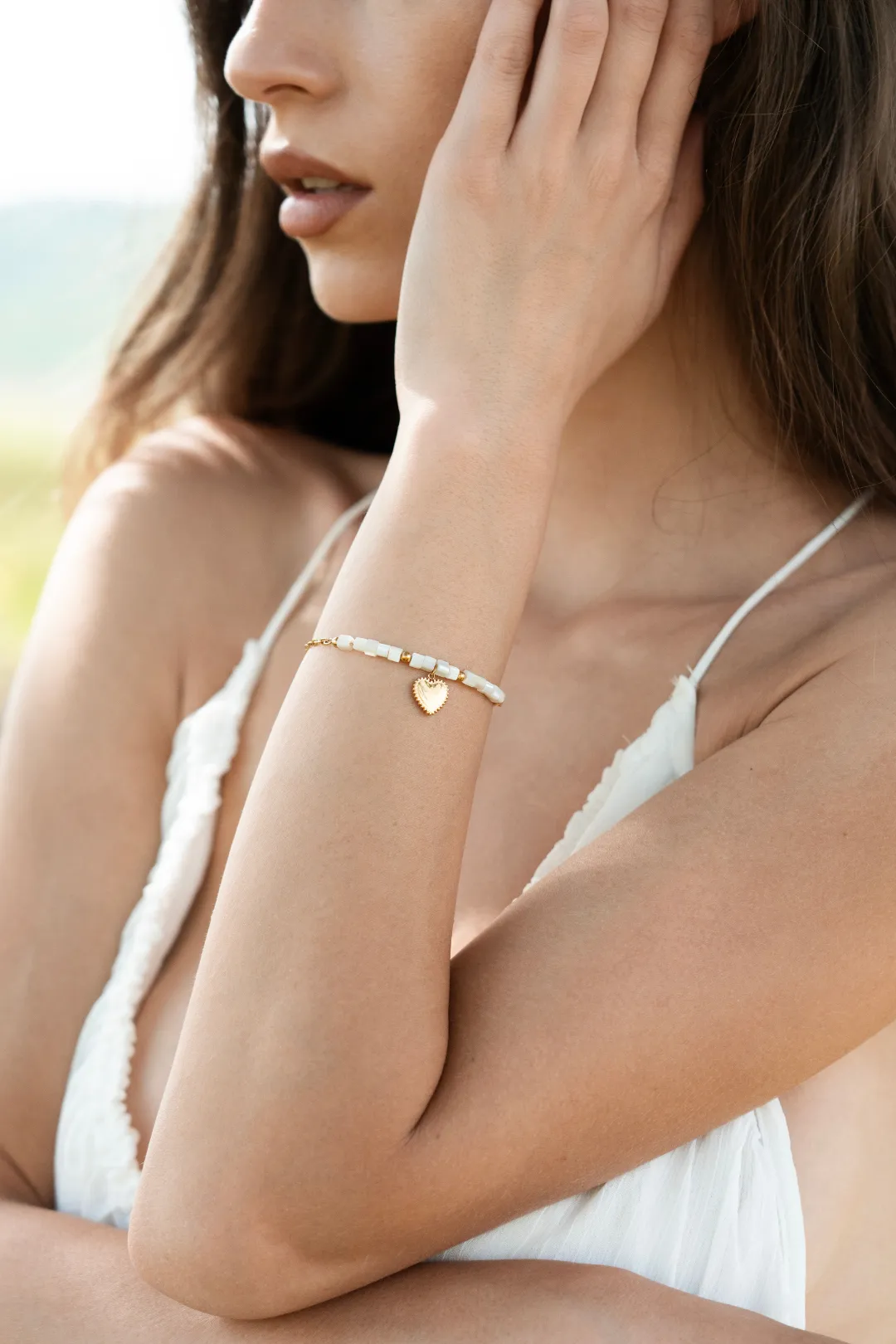 Gabrielle Heart Bracelet