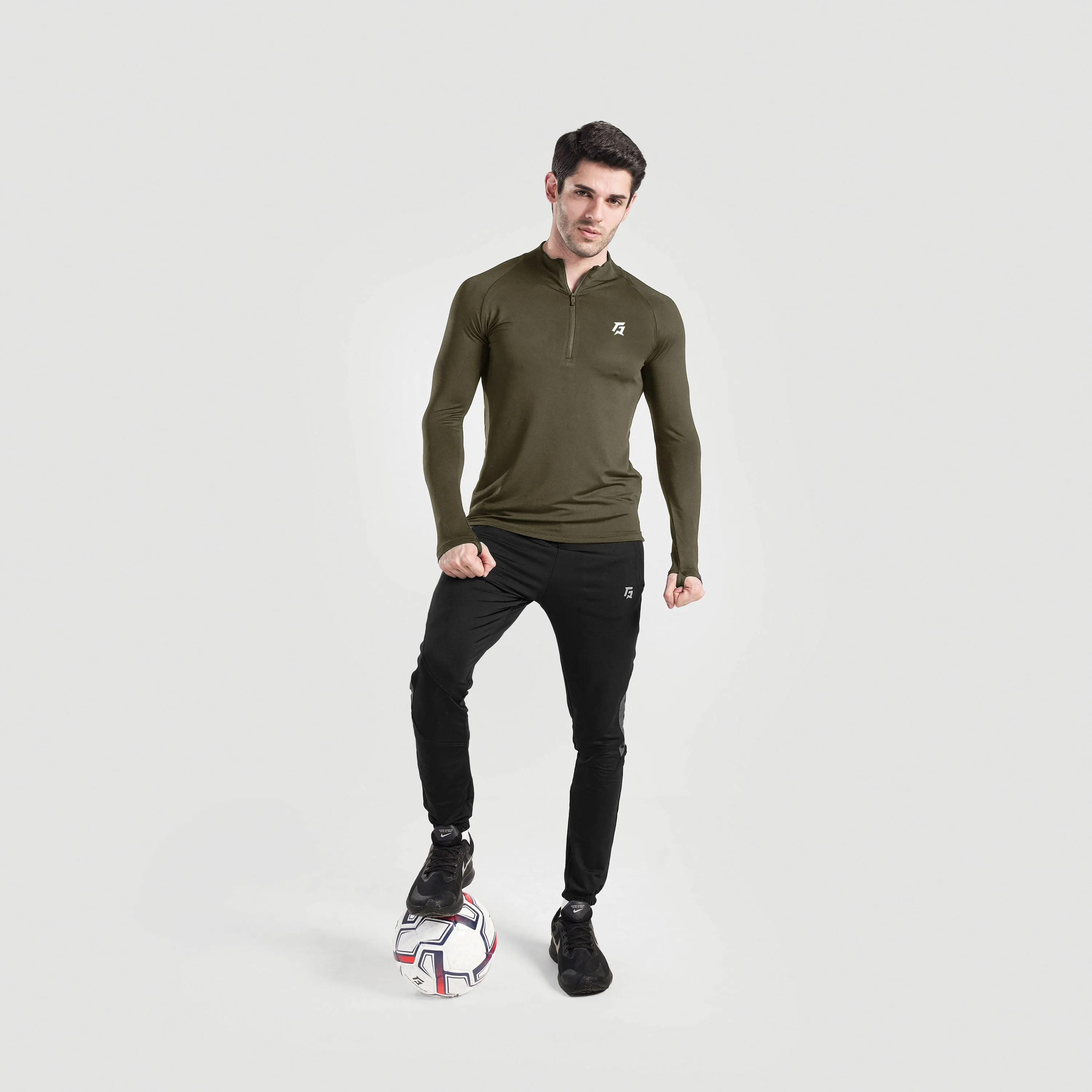 GAI Mock Neck (Olive)