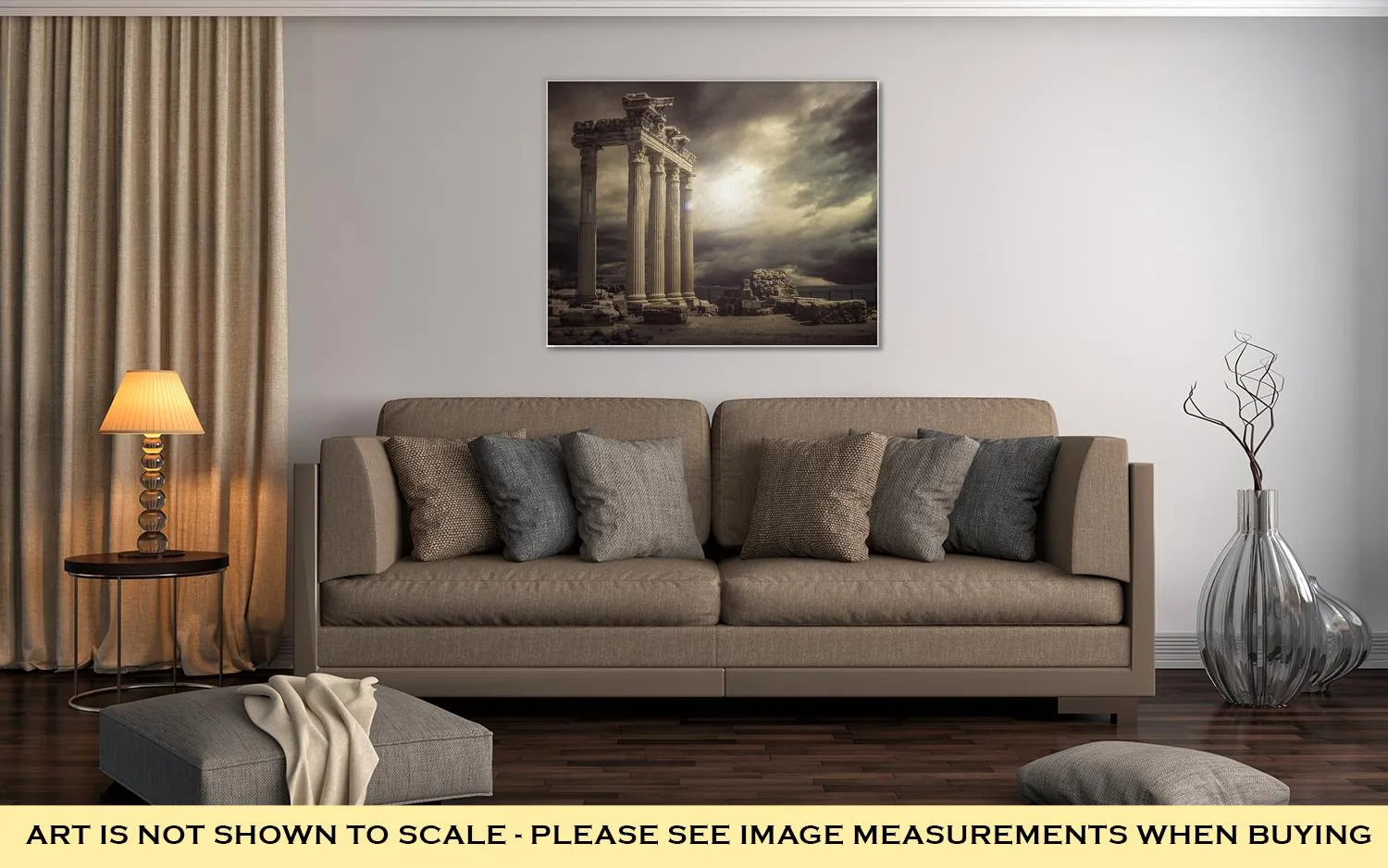Gallery Wrapped Canvas, Apollon Temple Ruins