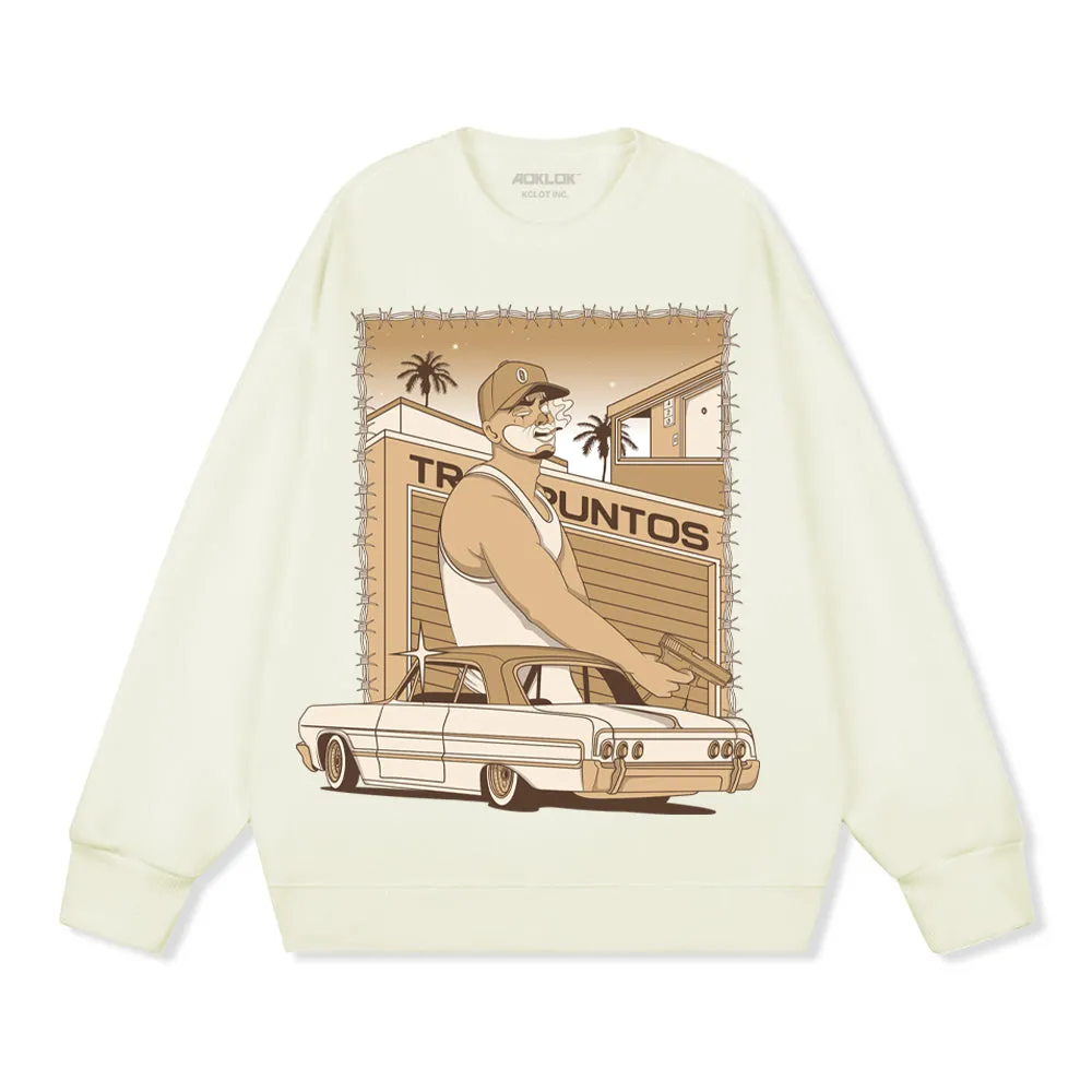 GEG | High Street Co-branded American Style Sweatshirt