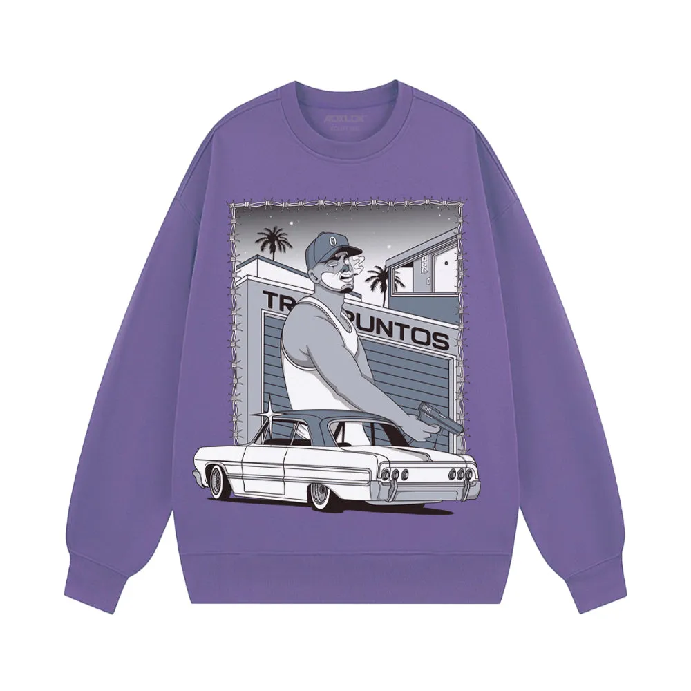 GEG | High Street Co-branded American Style Sweatshirt