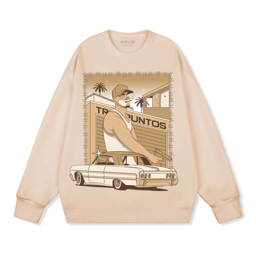 GEG | High Street Co-branded American Style Sweatshirt