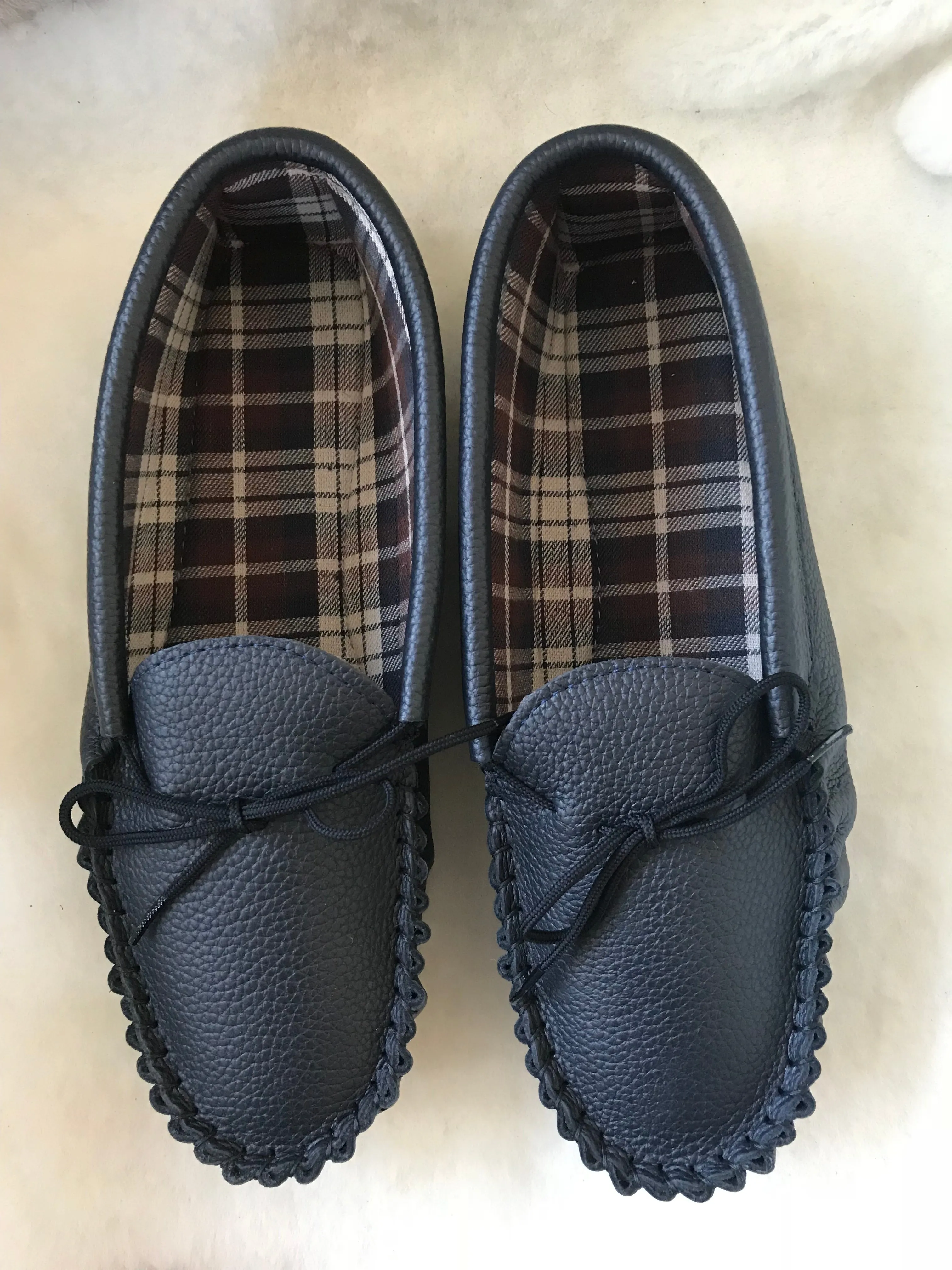 Gents Leather Moccasin Slipper Hard sole | Richard