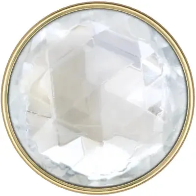 Genuine Bohemian Crystal White Diamond Upholstery Nail