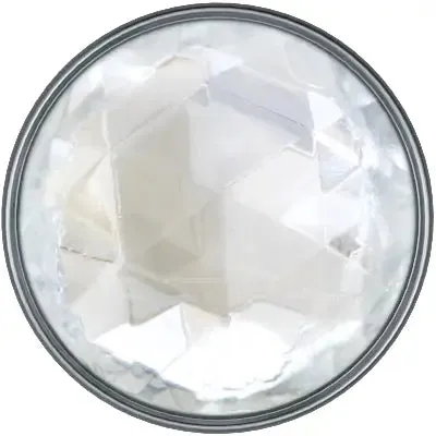 Genuine Bohemian Crystal White Diamond Upholstery Nail