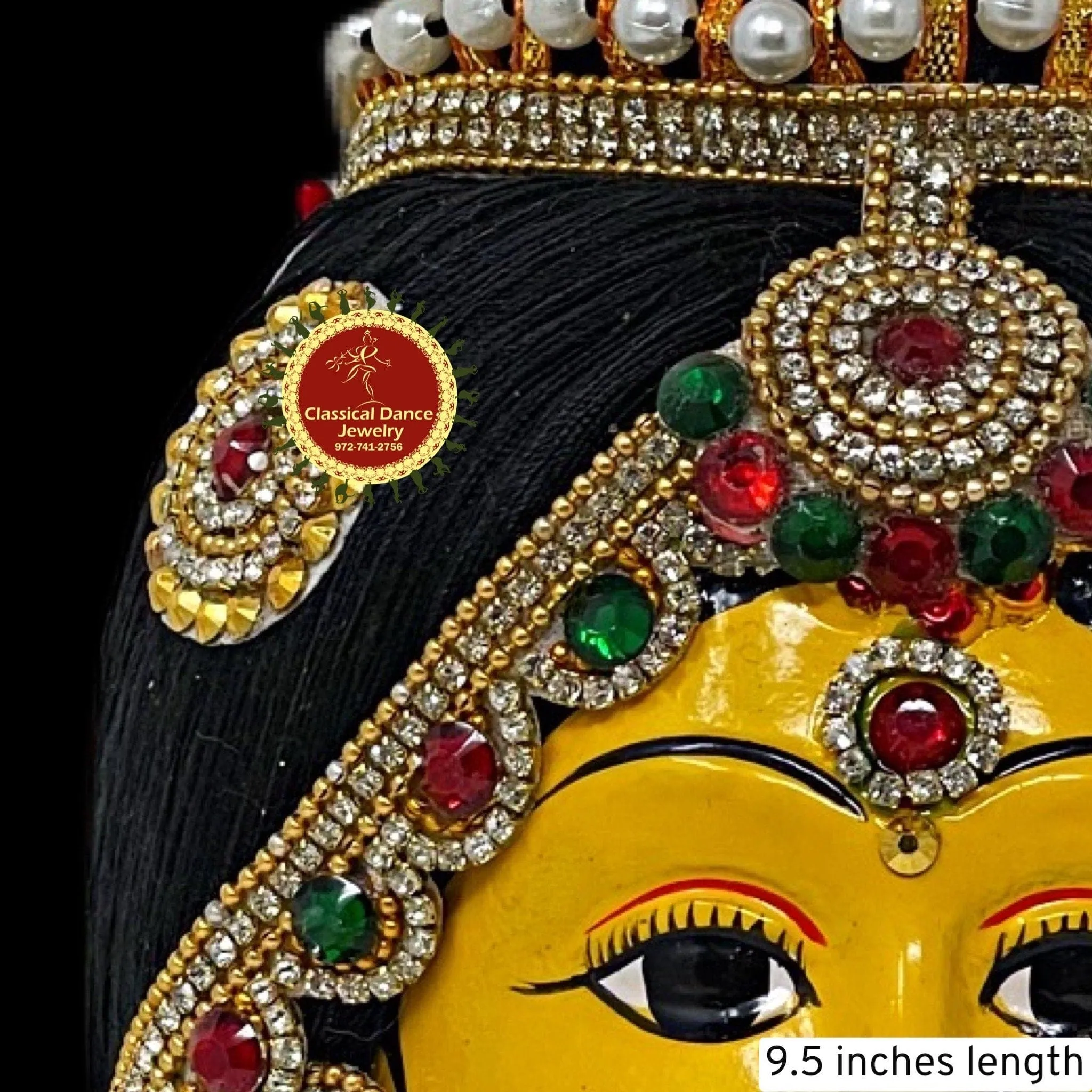 Goddess Varalakshmi Ammavaru Top Koppu Face | Amman Pooja Festivals Wedding | Classical Dance Jewelry
