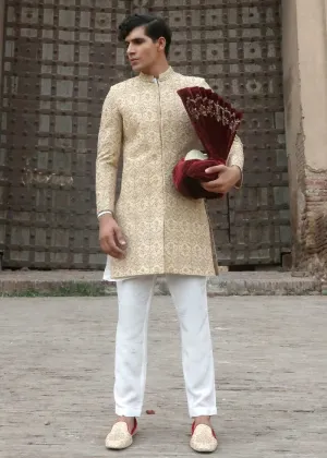 GOLDEN SHERWANI