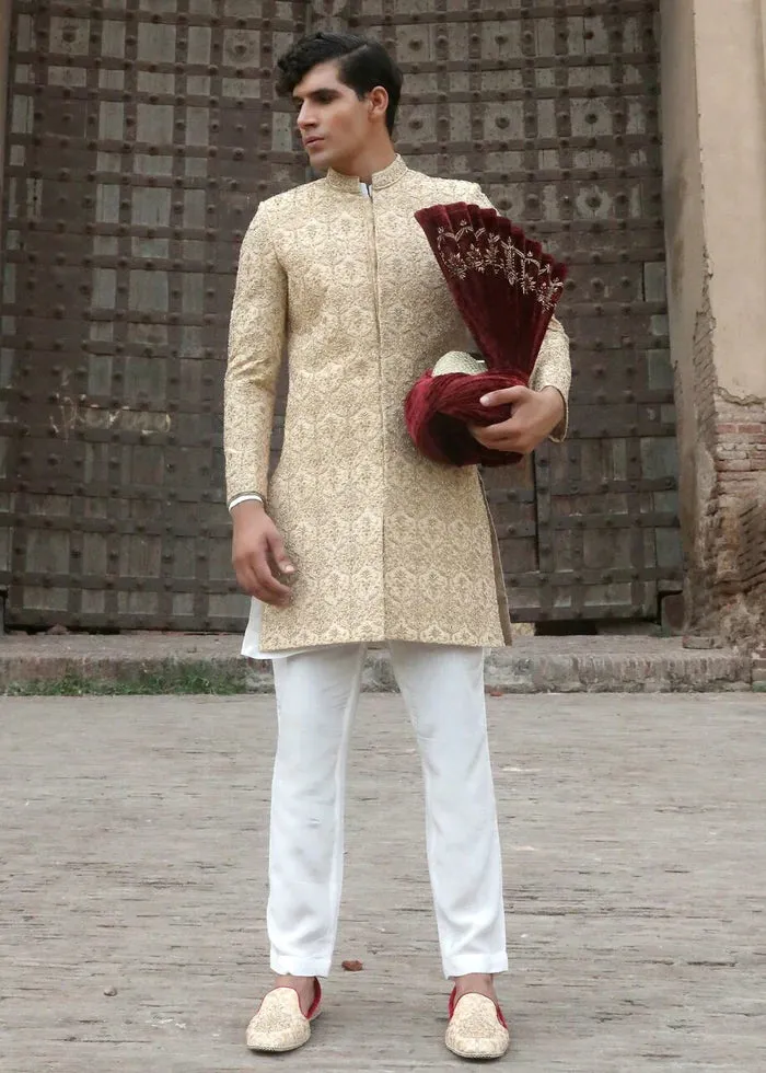 GOLDEN SHERWANI