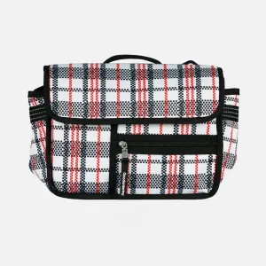 Goodordering Eco Tartan handle bar bag