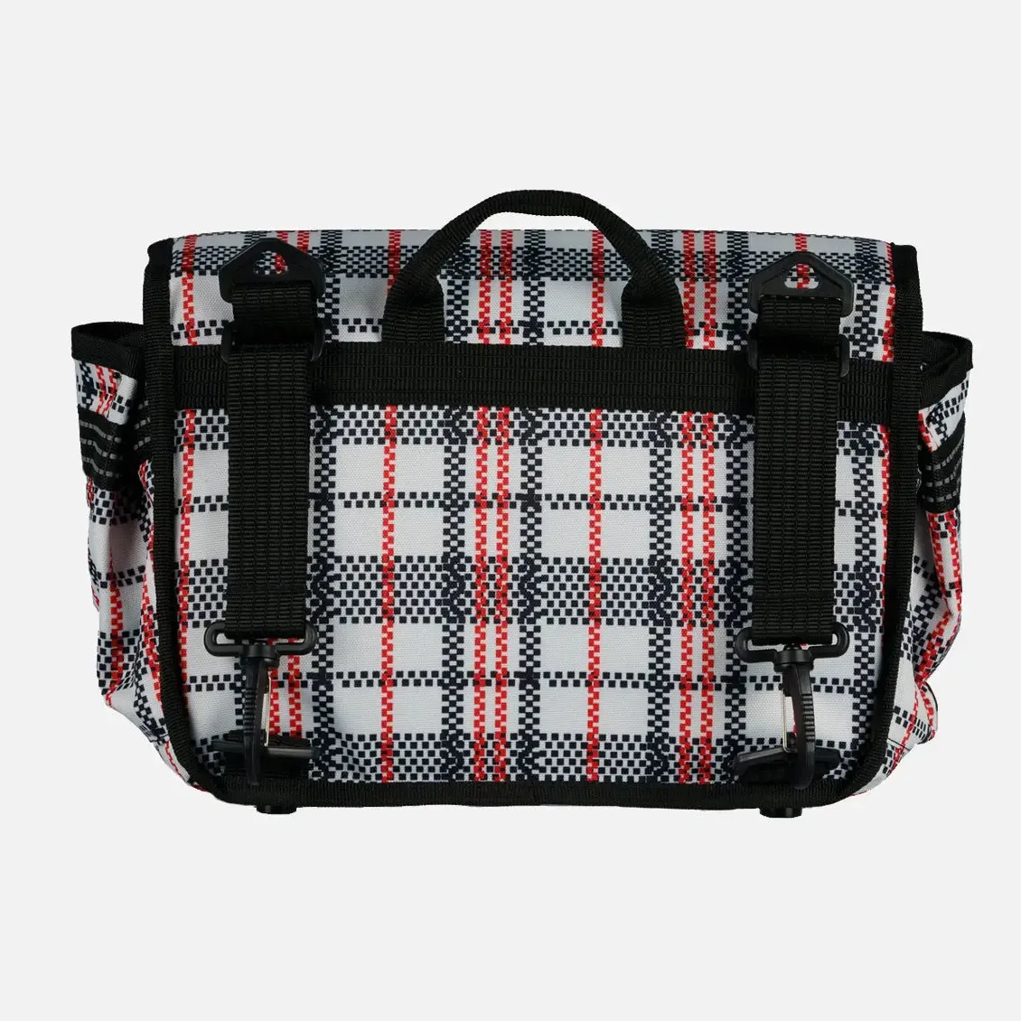 Goodordering Eco Tartan handle bar bag