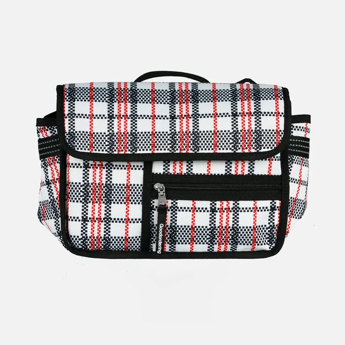 Goodordering Eco Tartan handle bar bag