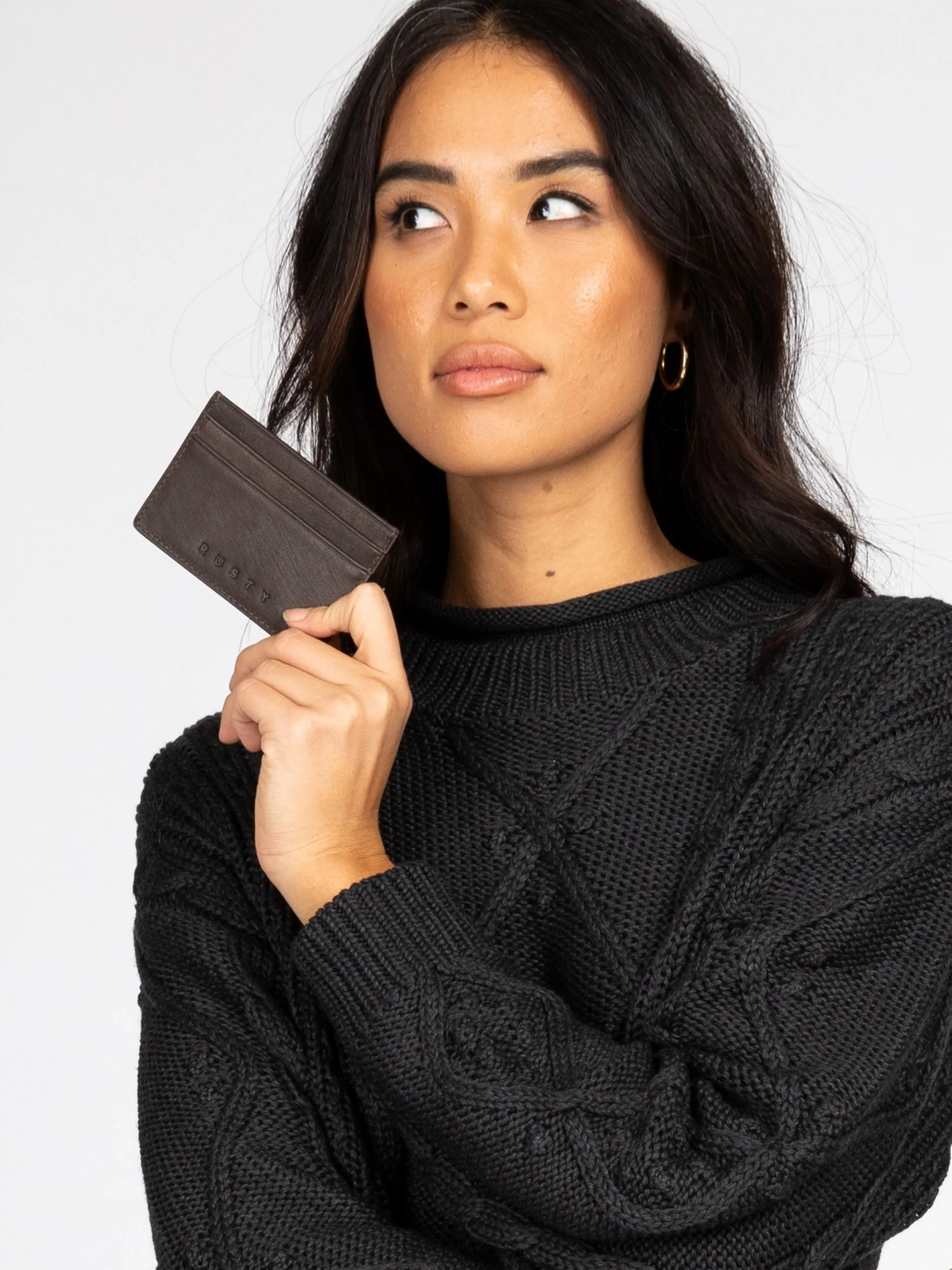 GRACE LEATHER CARD HOLDER