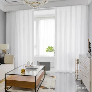 Henry White Sheer Curtains