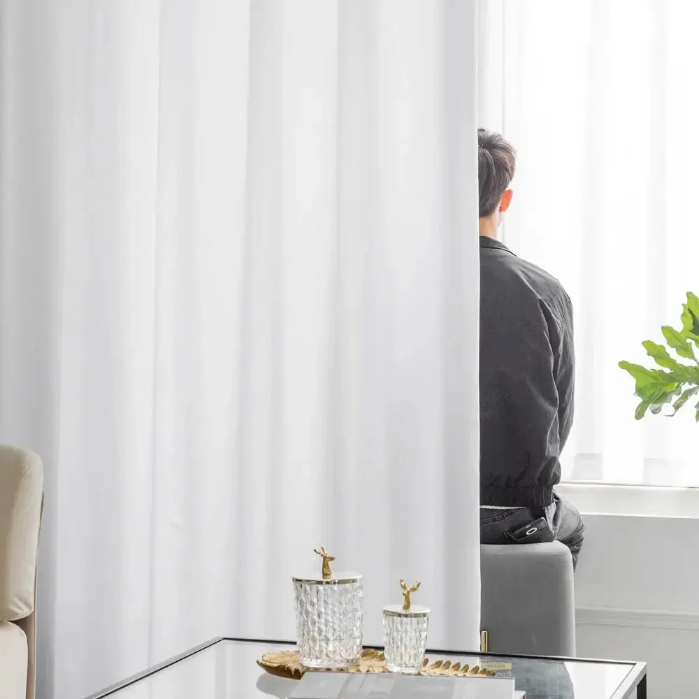 Henry White Sheer Curtains