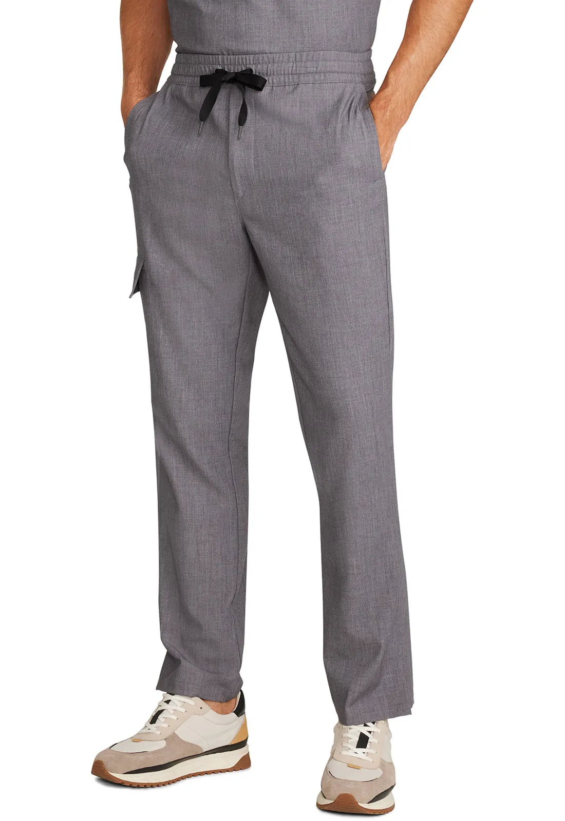 HH Quest HH154 Men's Zip Fly Drawstring Pants Heather Ash