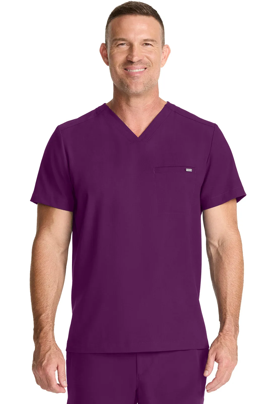HH Quest HH758 Men's V-Neck Scrub Top