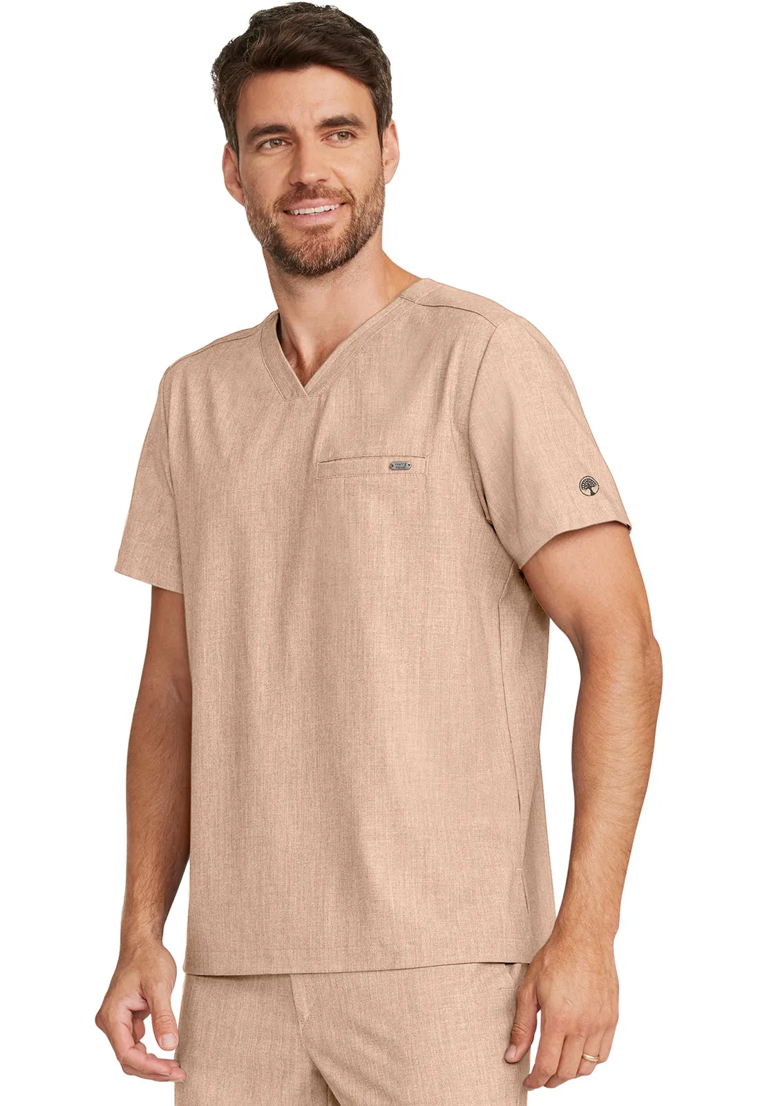 HH Quest HH758 Men's V-Neck Scrub Top