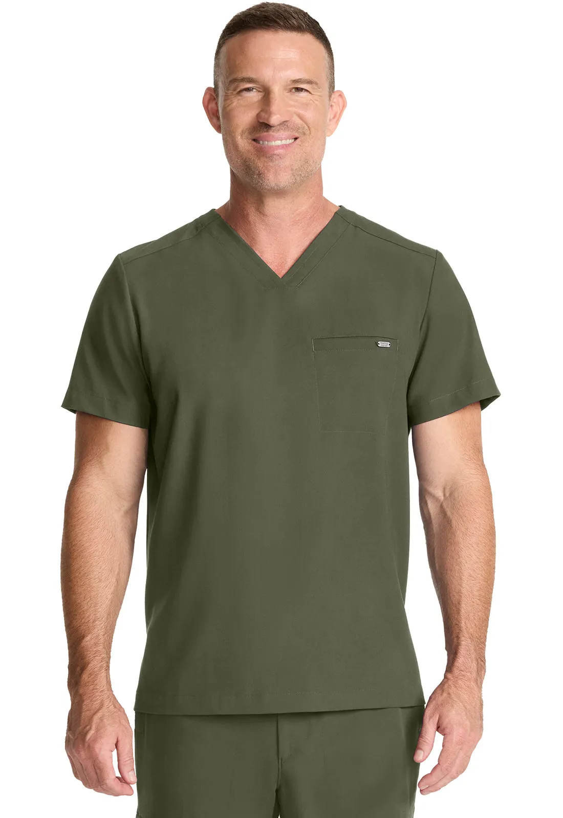 HH Quest HH758 Men's V-Neck Scrub Top