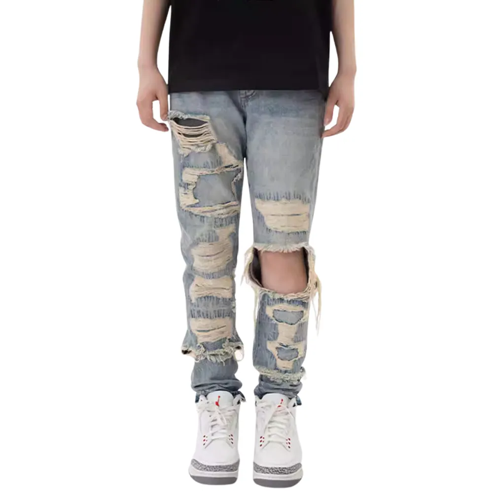 High Street Washed Ripped Jeans