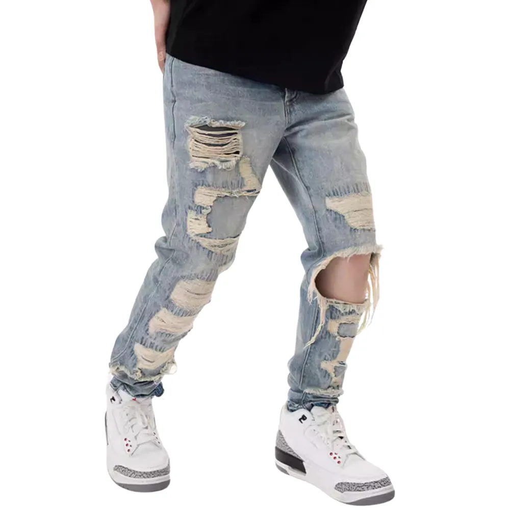 High Street Washed Ripped Jeans
