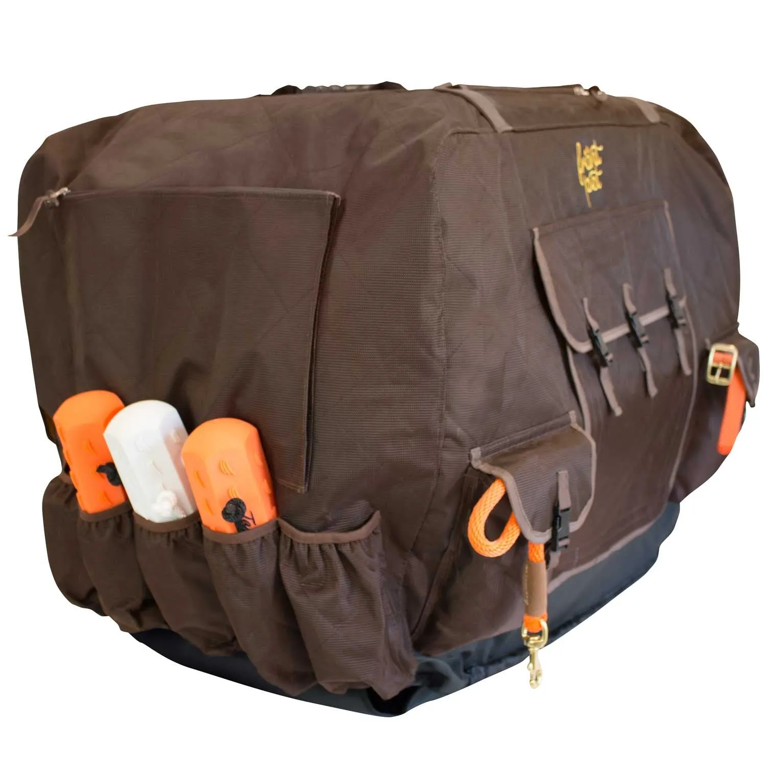 Insulated Crate Cover with Side Storage Pockets