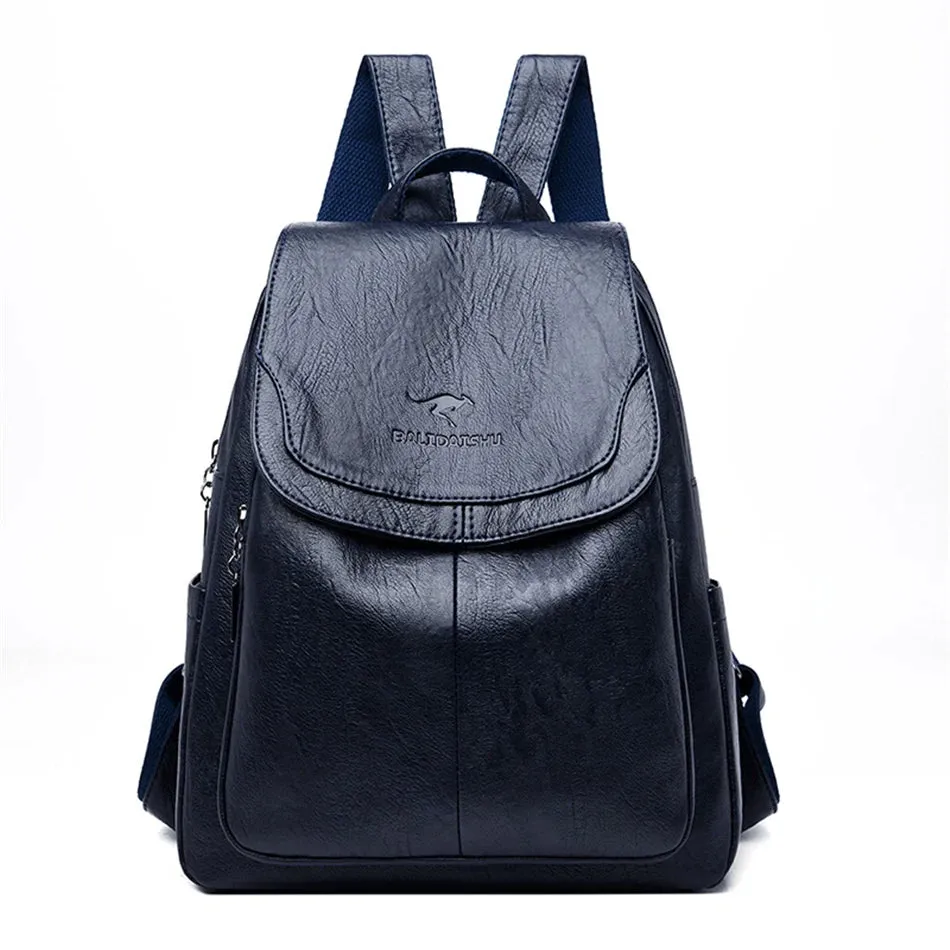 Izolda - Sac à dos antivol en cuir