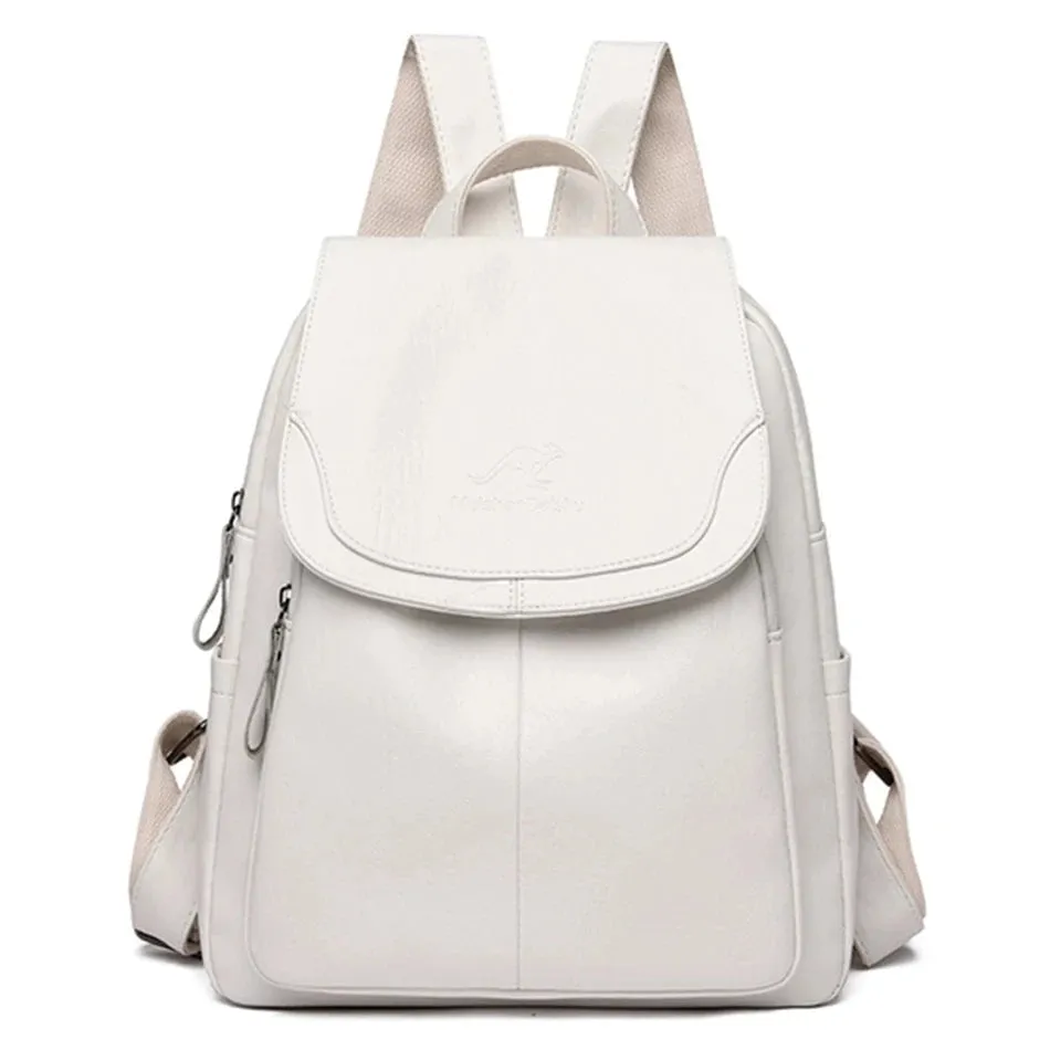 Izolda - Sac à dos antivol en cuir