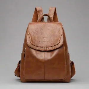 Izolda - Sac à dos antivol en cuir
