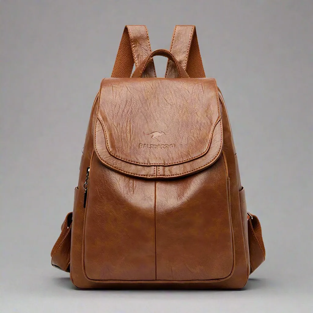 Izolda - Sac à dos antivol en cuir