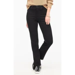 J. Crew 30T Stovepipe Straight Jean In Signature Stretch Black Wash Raw Hem NWT