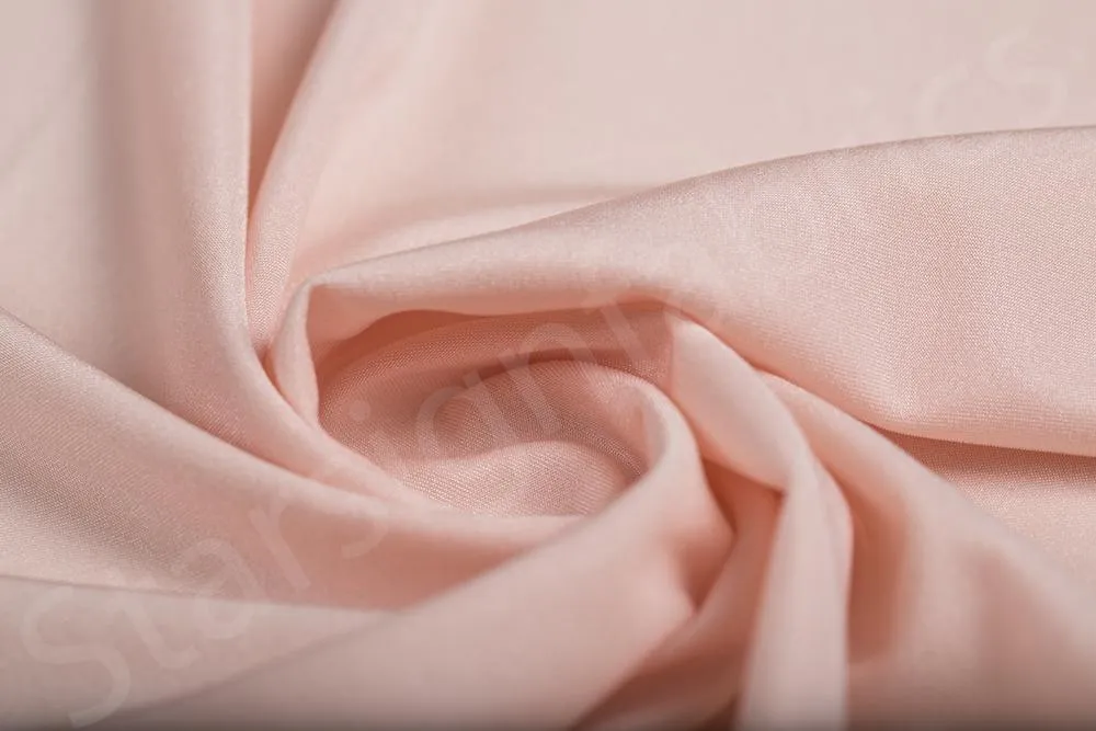 Japanese Style Plain Knitted Lining Fabric Evening Dress Fabric