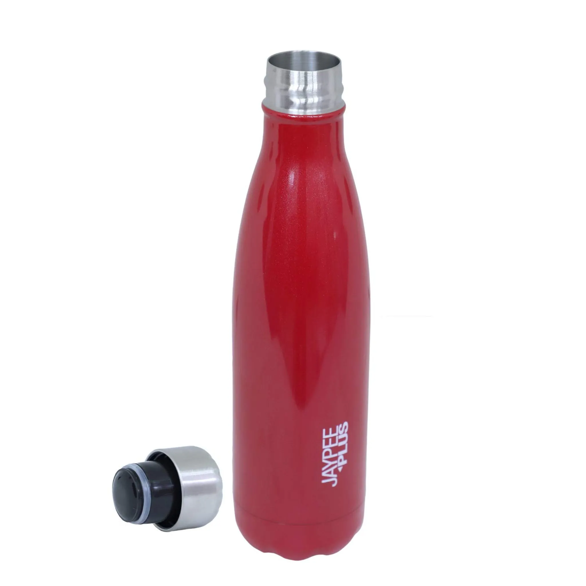 Jaypee Plus Alpha 500 Stainless Steel Water Bottle, 500 ml, Cherry