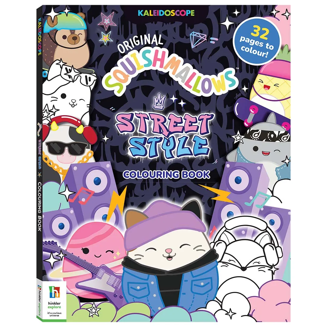Kaleidoscope Squishmallows Colouring Book Street Style