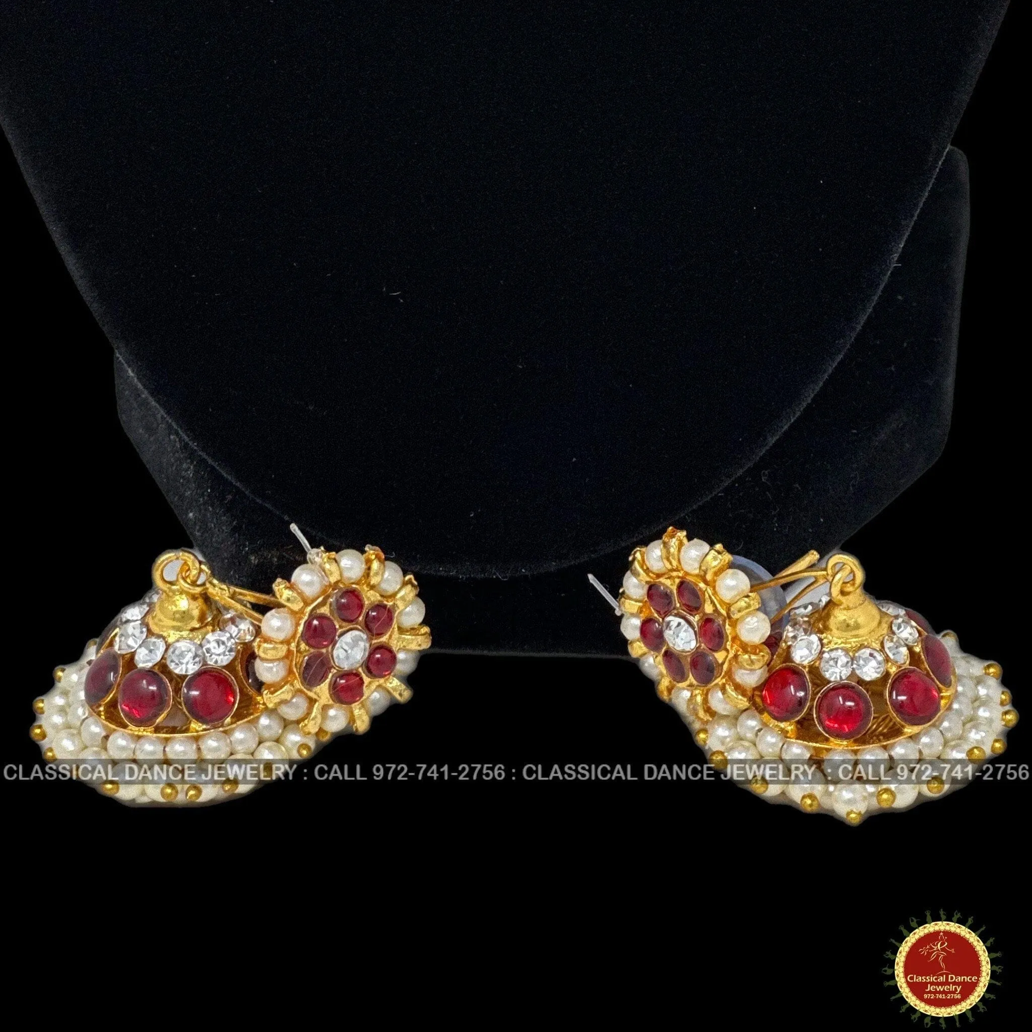 Kemp Temple Indian Jewelry Choker | Short Necklace | Bharatnatyam Kuchipudi Parties Engagement Weddings | Classical Dance Jewelry
