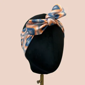 Kilim Denim Top Knot Headband