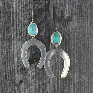 Kingman Lucky Horseshoe Earring No.2