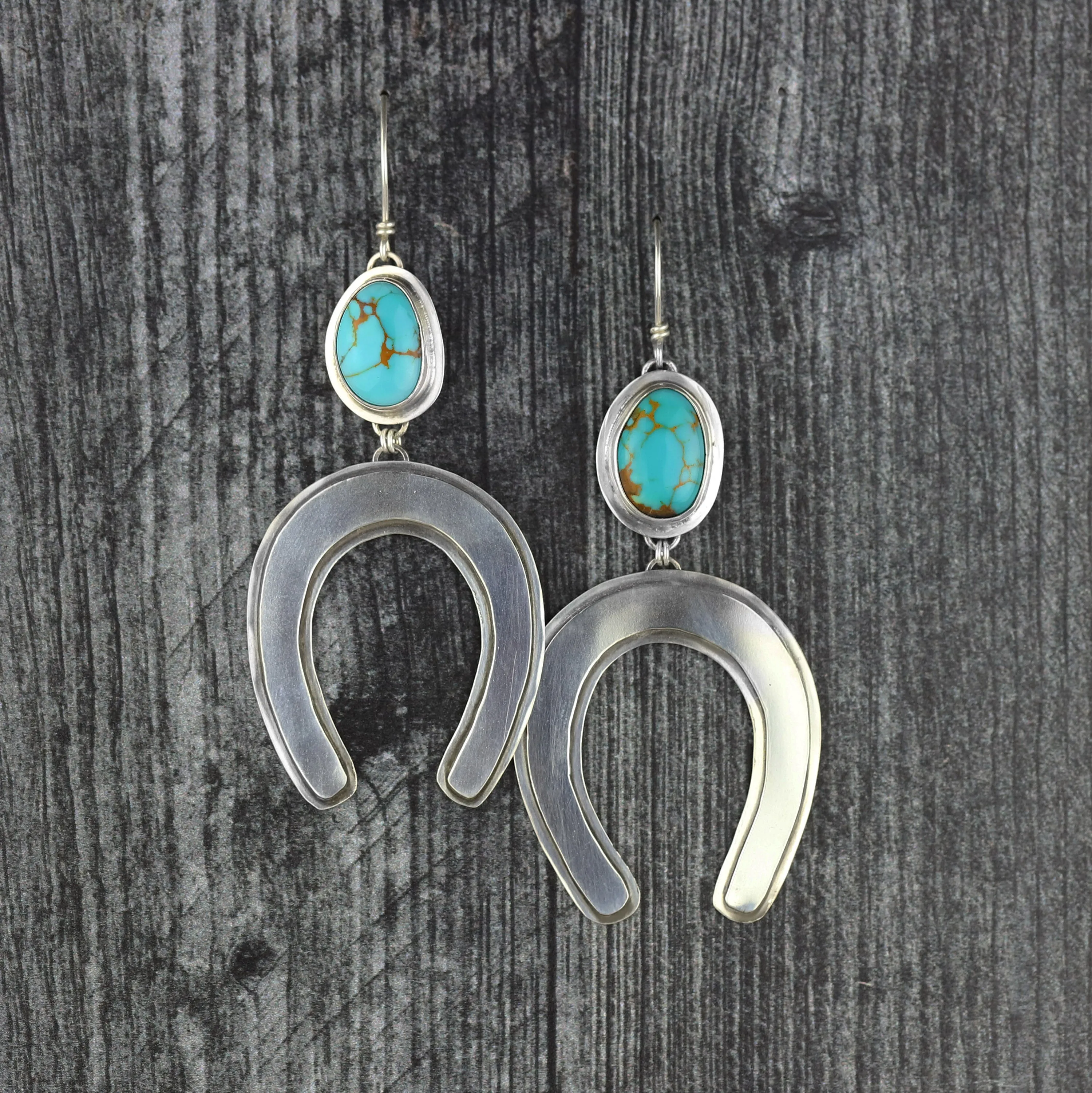 Kingman Lucky Horseshoe Earring No.2