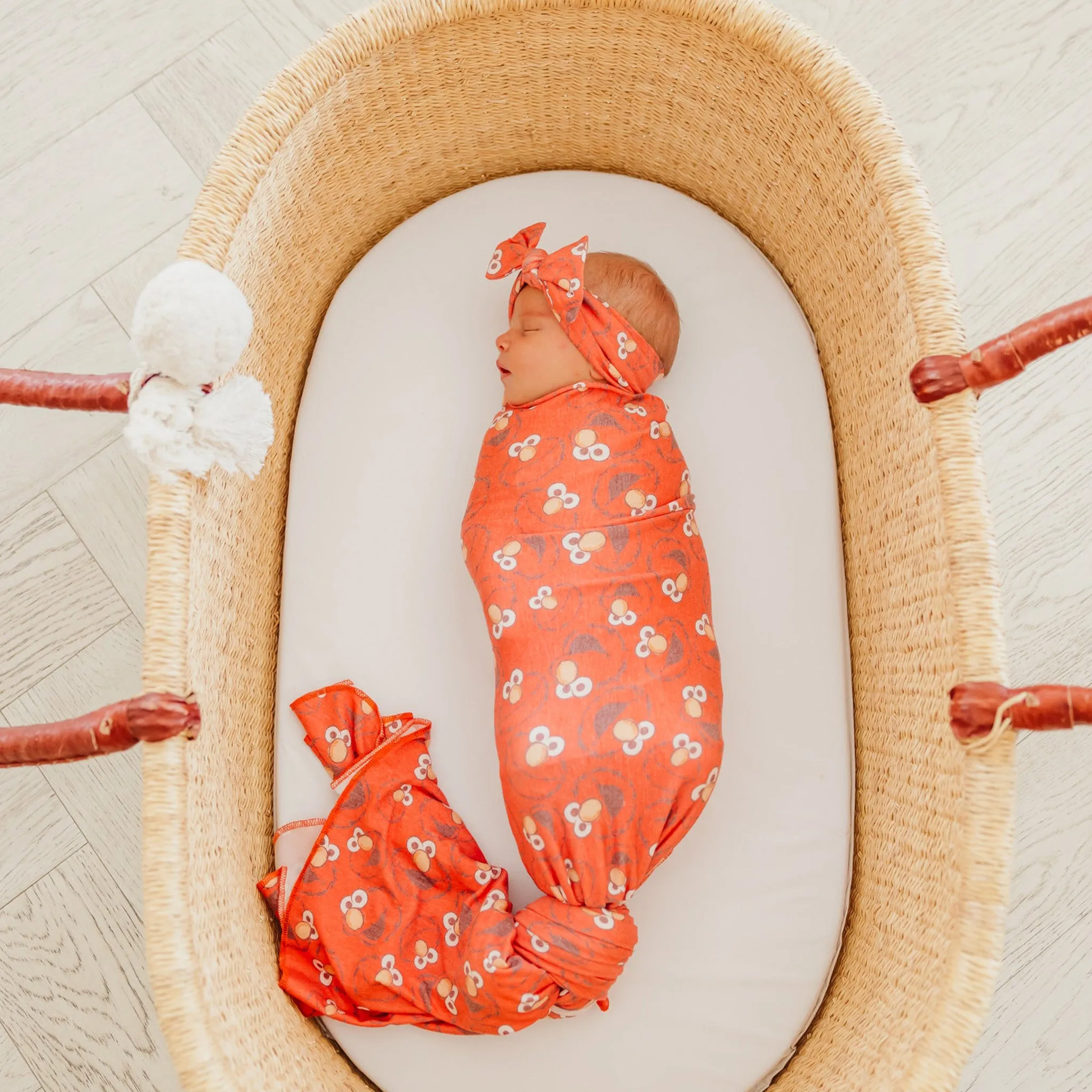 Knit Swaddle Blanket - Elmo