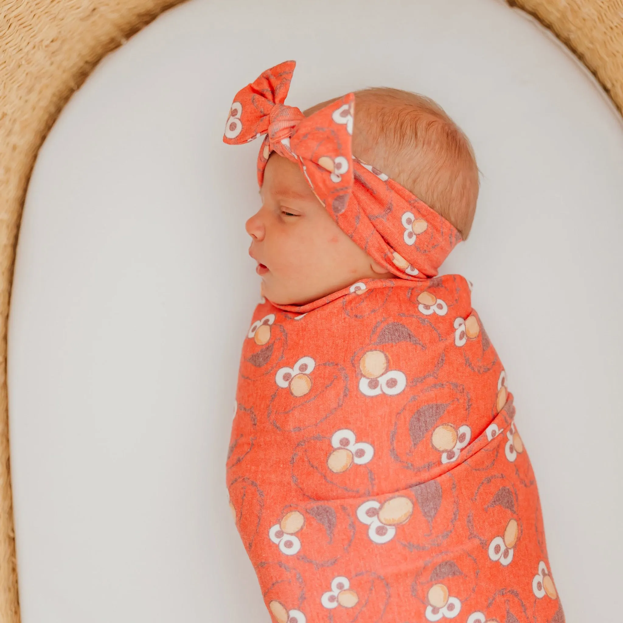 Knit Swaddle Blanket - Elmo