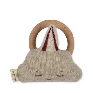 Knitted Cloud Baby Teething Ring