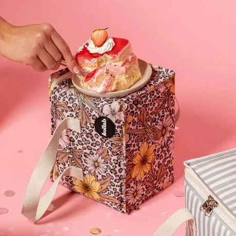 KOLLAB 10 Years Lunch Box - Leopard Floral