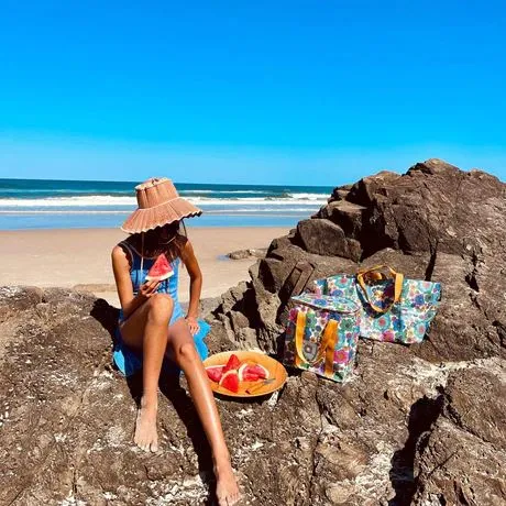 KOLLAB Cooler Bag - Ocean Floral