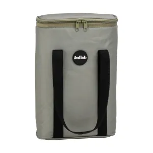 KOLLAB Wine Cooler Bag - Khaki Black