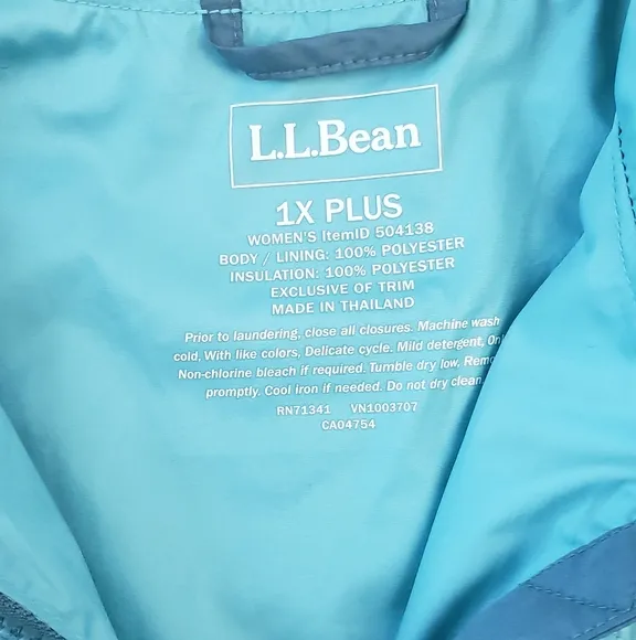 L. L. Bean Katahdin Colorblock Insulated Primaloft Pullover