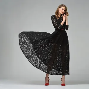 Lace Dress 'Vicktoria' Black