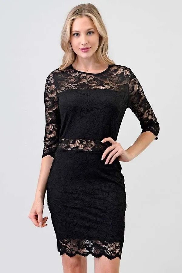 Lace Lining Dress